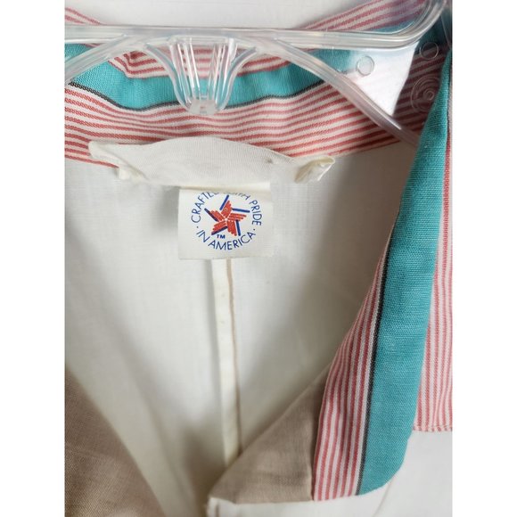 Vtg. ILSE M. Women's Sz. S 80's Short Sleeve Belted Midi A Line Dress - Picture 3 of 9